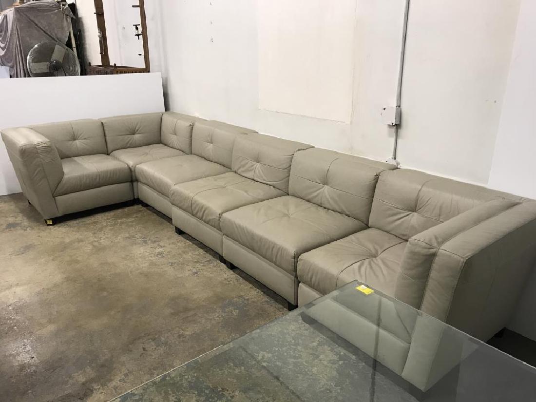 Chateau D’ ax Leather sofa (1 of 6)