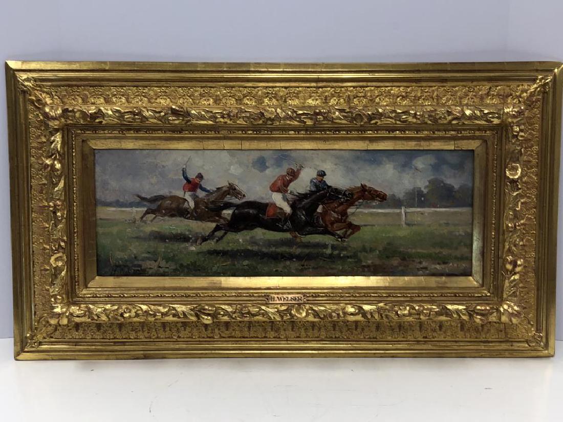 Oil on  Canvas painting  By Welser (1 of 7)