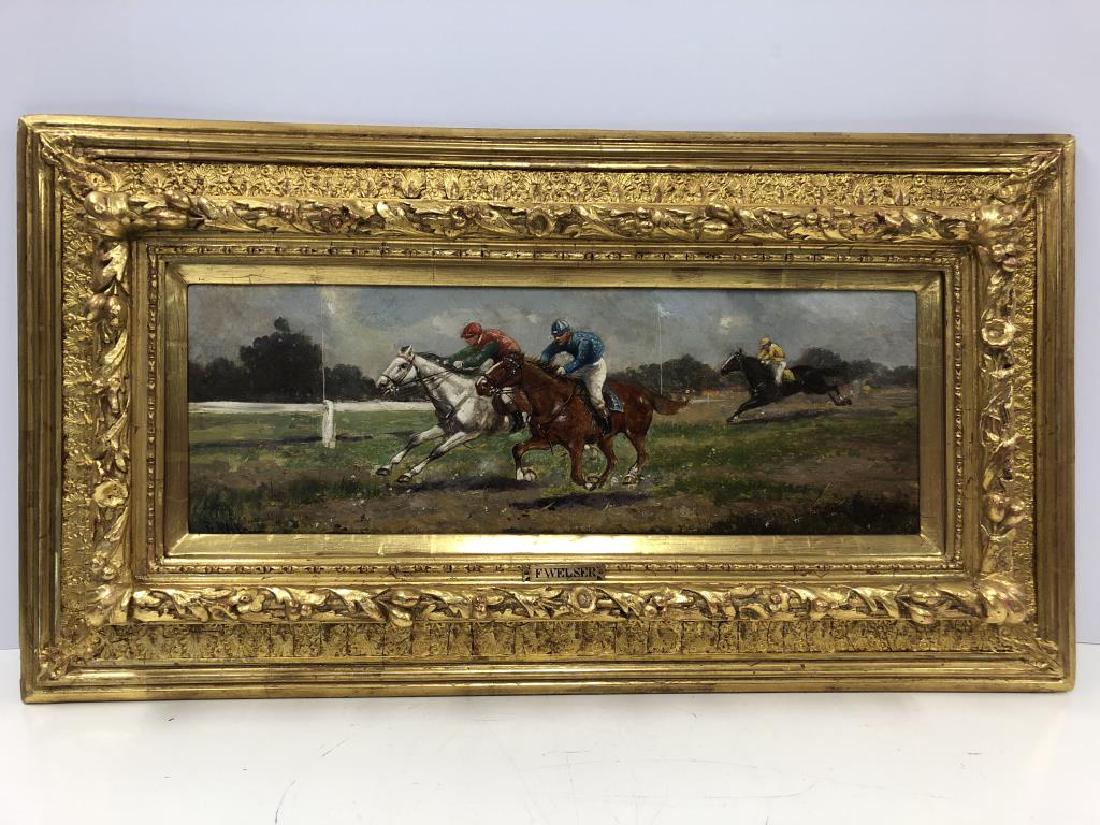 Oil on  Canvas painting  By Welser (1 of 6)