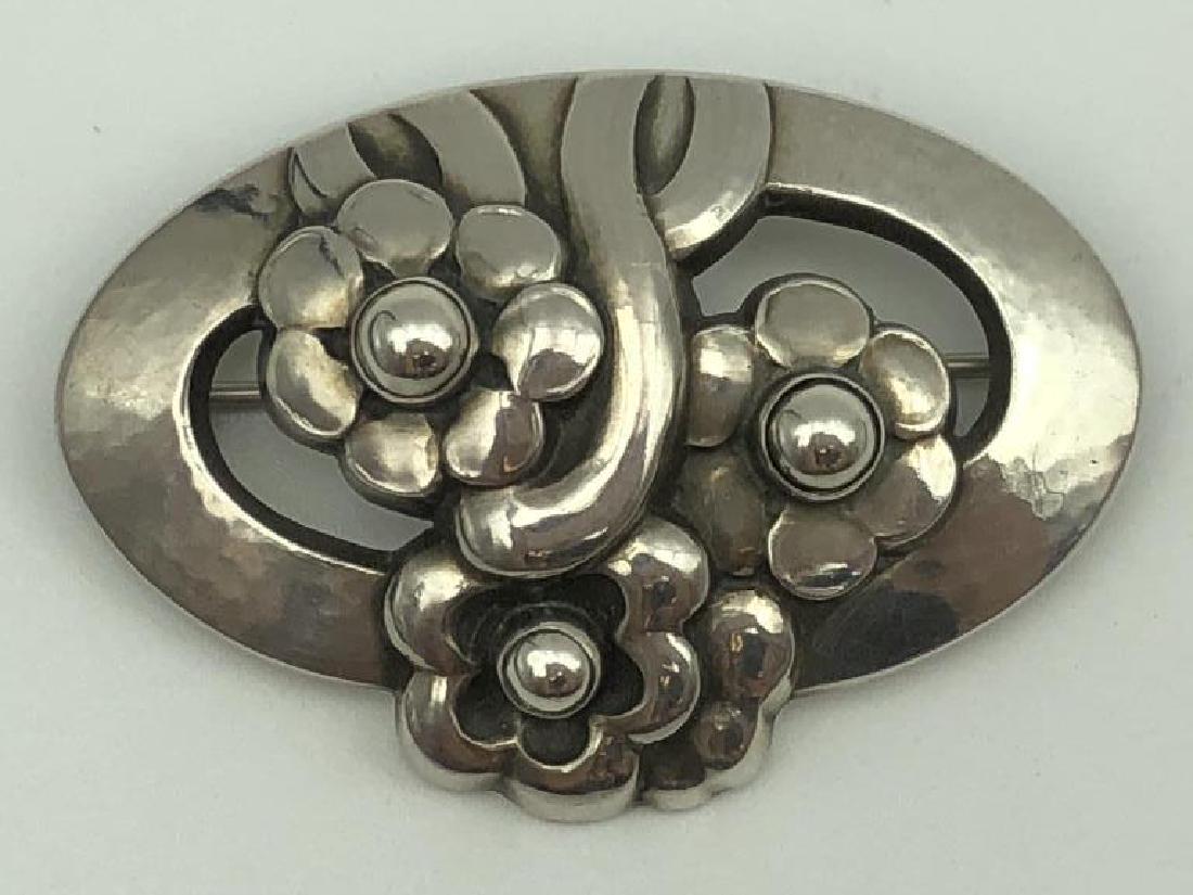Georg Jensen sterling brooch (1 of 3)