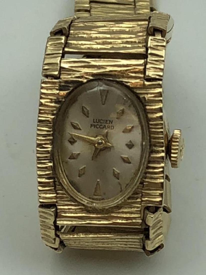 Lucien Piccard 14k ladies wrist watch (1 of 6)