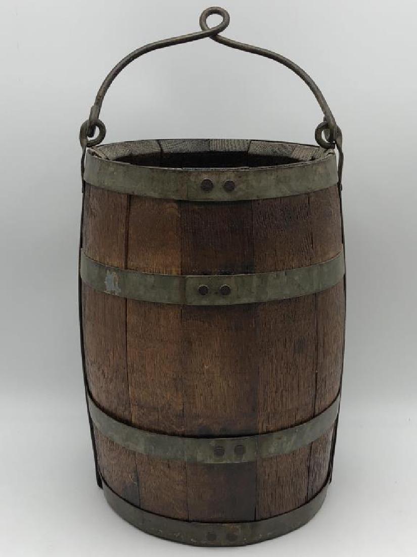 Wooden & Iron Barrel Bucket (1 of 5)