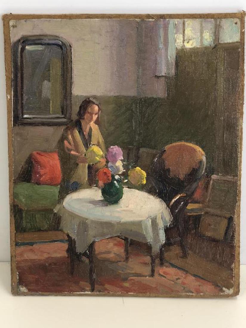 Woman Arranging Flowers by Ben Marcune (1 of 5)