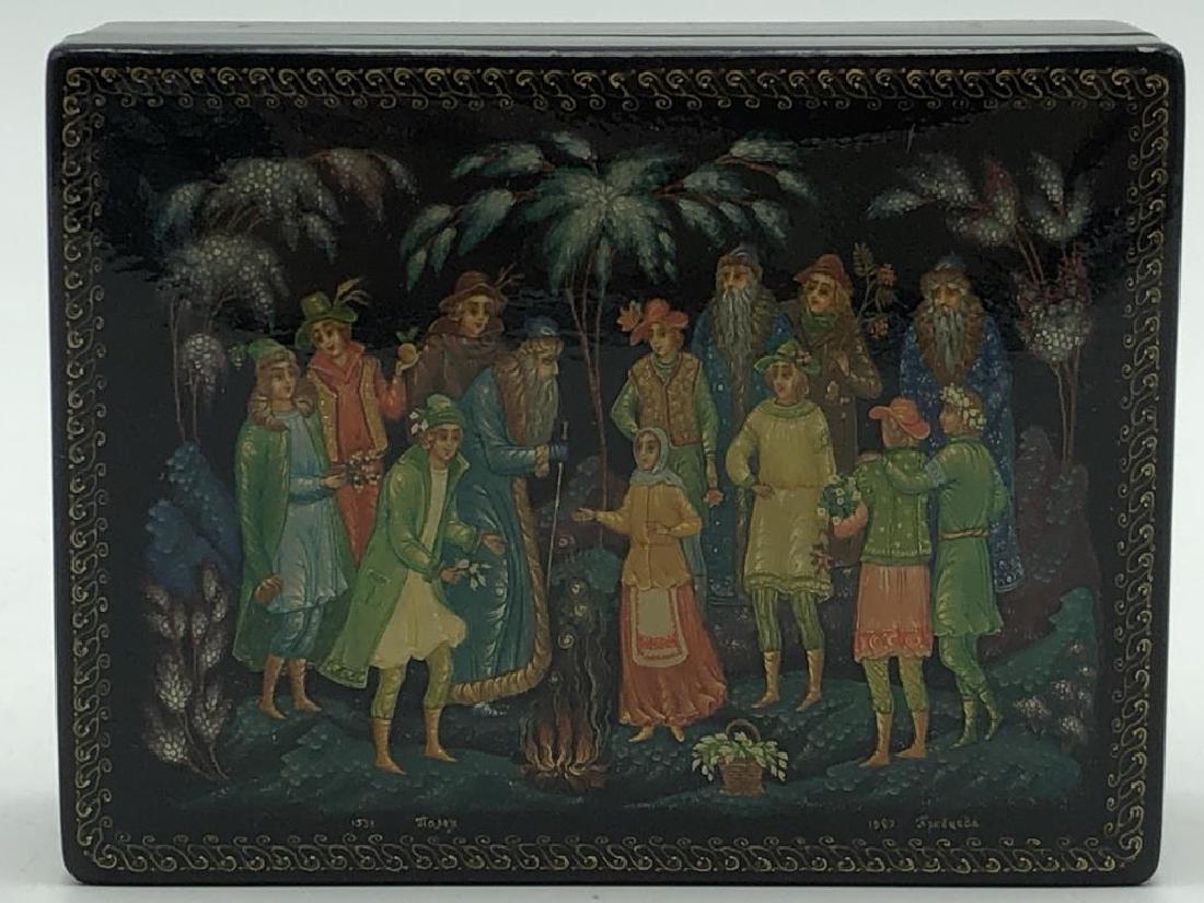 1987 Russian Lacquer Box (1 of 6)
