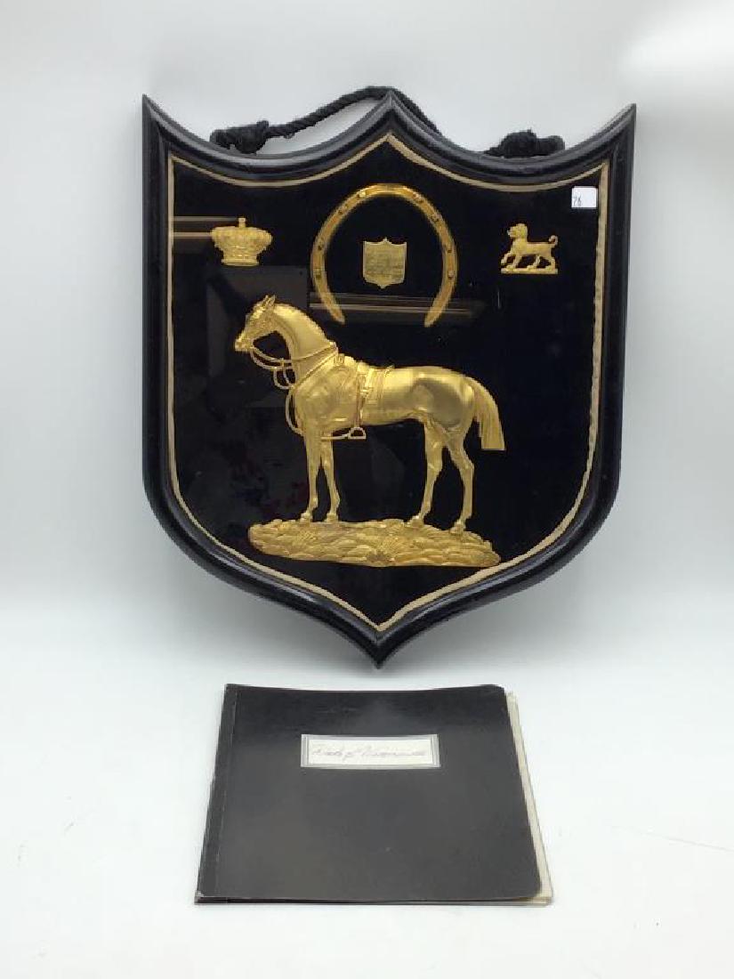 Fabulous Equestrian Shield shadowbox (1 of 16)