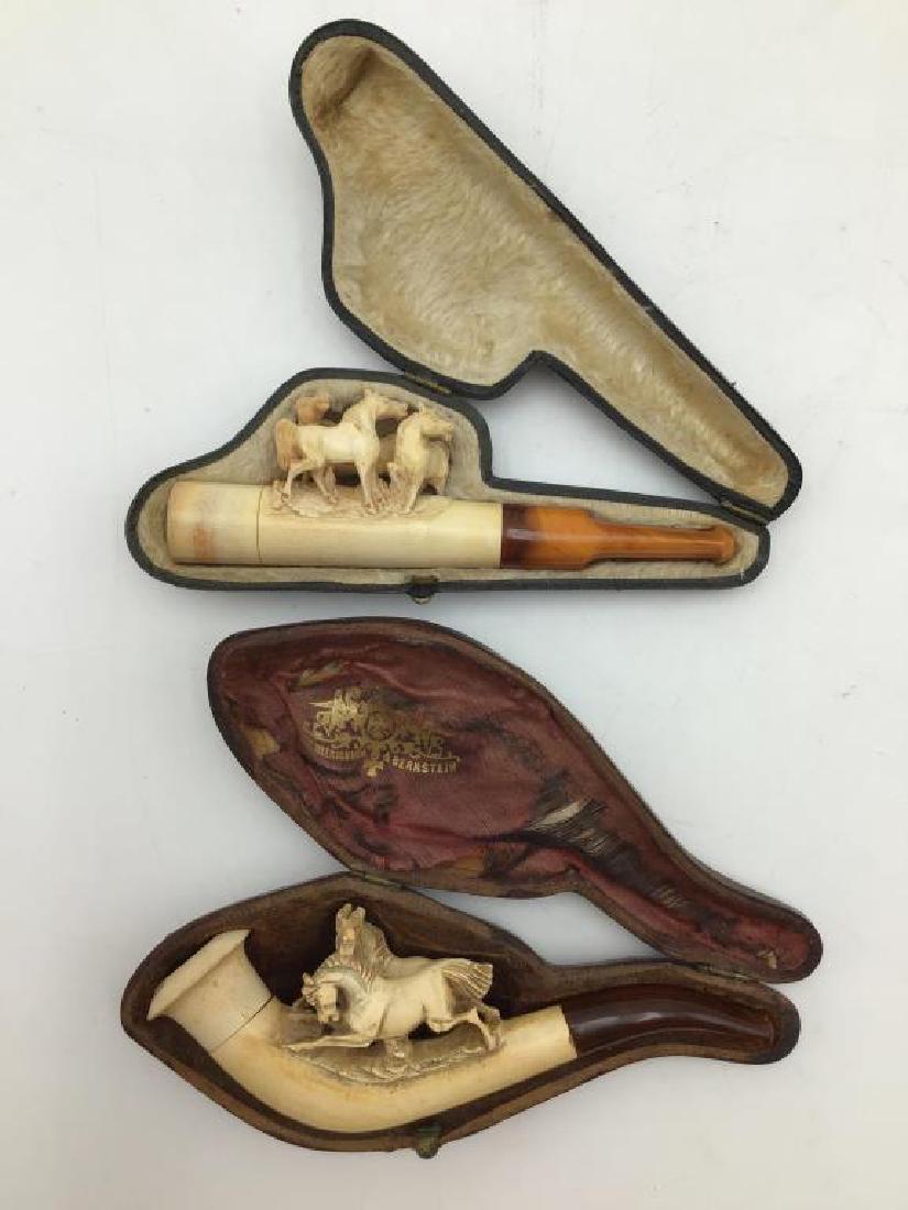 Lot of two Meerschaum pipes (1 of 12)
