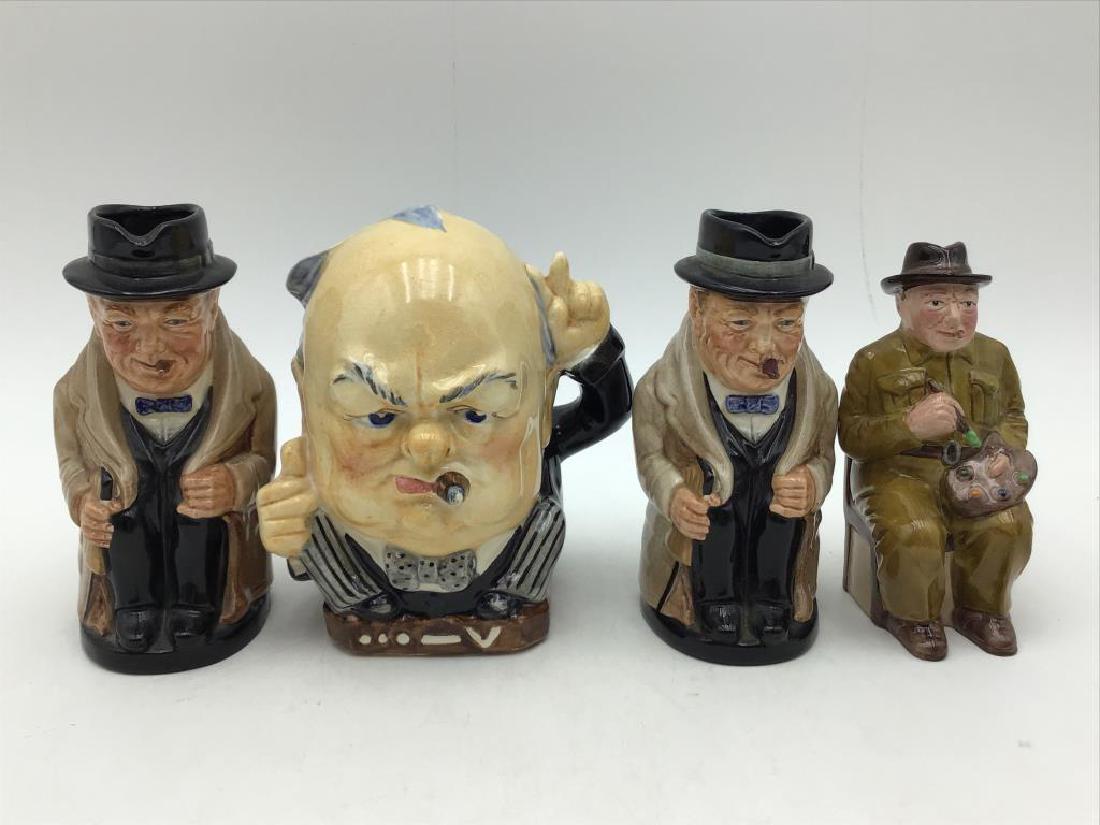 Lot of four Winston Churchill figurines (1 of 13)