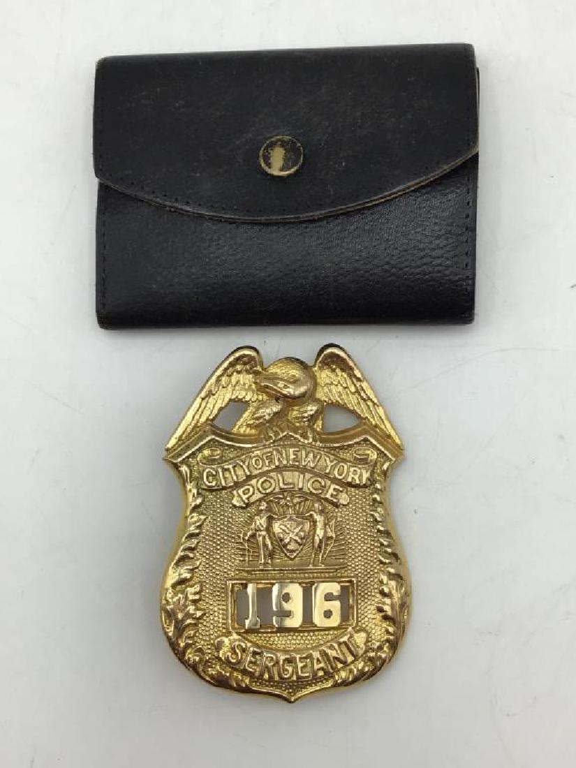 14k Gold New York City Police Badge (1 of 5)
