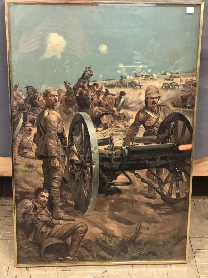 Early Boer War color lithograph (1 of 6)