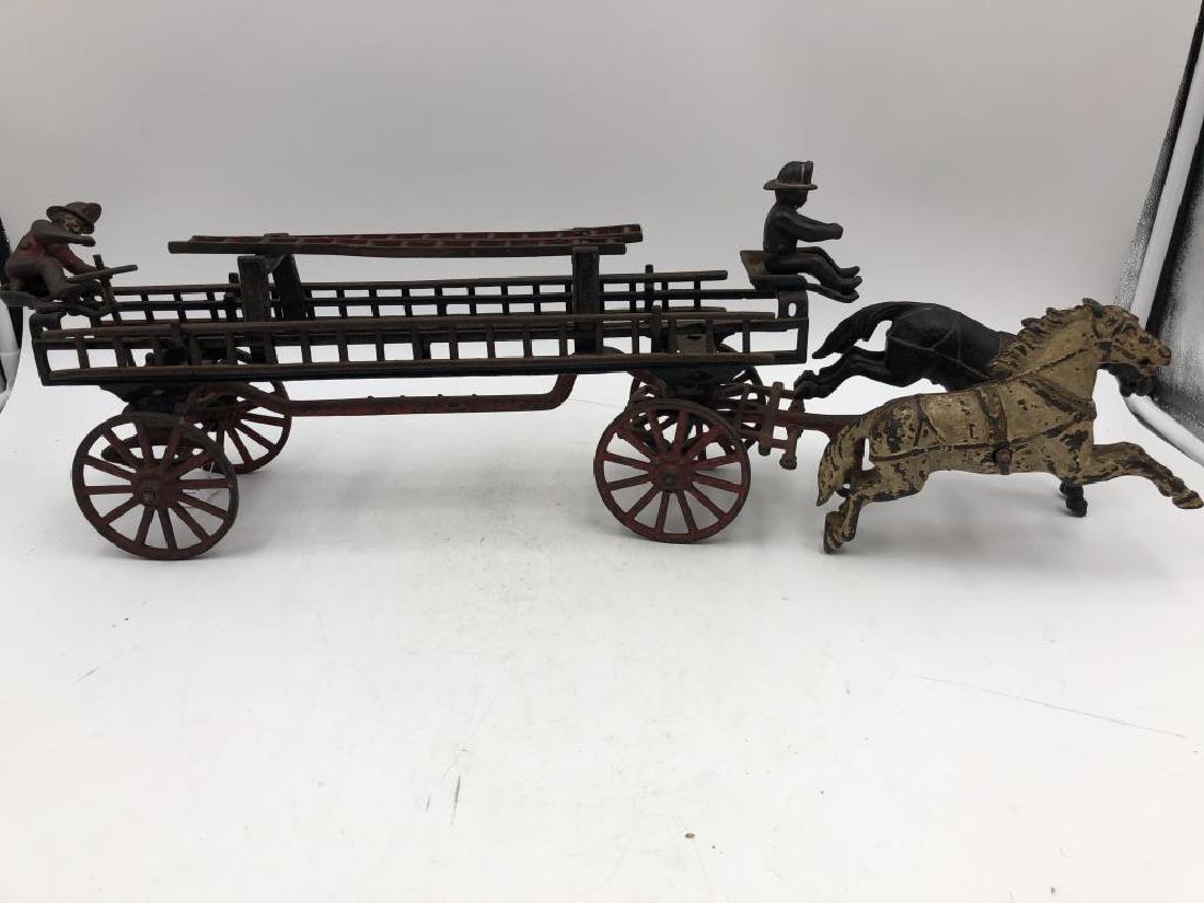 Early Horse drawn cast iron fire engine (1 of 7)