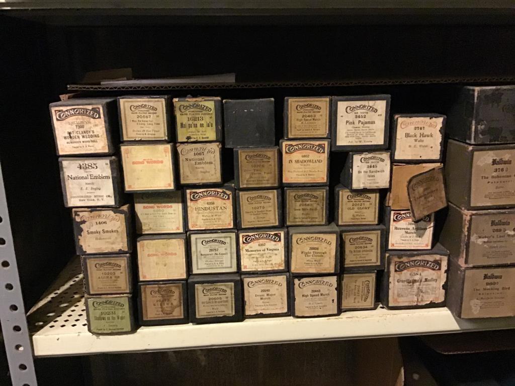 73 Baldwin and Imperial and Connorized player: Piano rolls This item is NOT at Tom Hall Auction gallery. Due to size and logistics this item willremain at Musical Memories Museum located at 1010 Jefferson Ave., Allentown Pennsylvania 18104 . The p