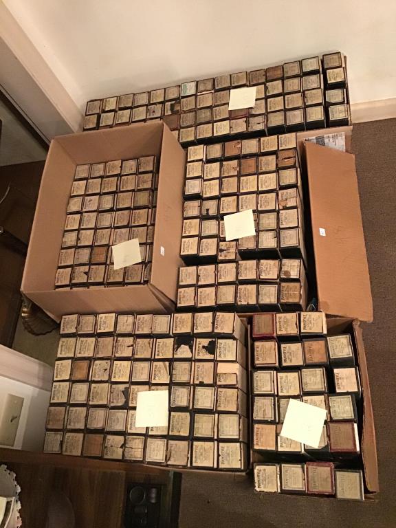Approximately 225 Piano Style player piano rolls: Piano Rolls This item is NOT at Tom Hall Auction gallery. Due to size and logistics this item willremain at Musical Memories Museum located at 1010 Jefferson Ave., Allentown Pennsylvania 18104 . The p