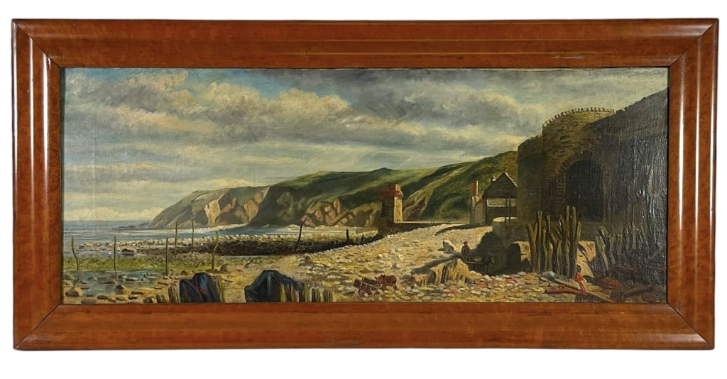 E. Hammond View In Derry Ireland Oil On Canvas (1 of 7)