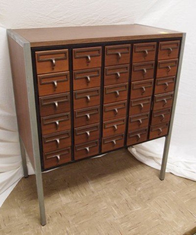 Knoll Library Card File Cabinet: Knoll Library Card file cabinet