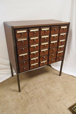 Knoll Library Card file cabinet: Knoll Library Card file cabinet