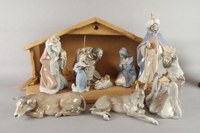 lladro miniature nativity