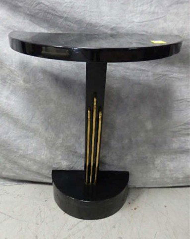 Art Deco Wall Table: Art Deco style wall table, 36ï¾’ tall,36" wide x 14" deep.