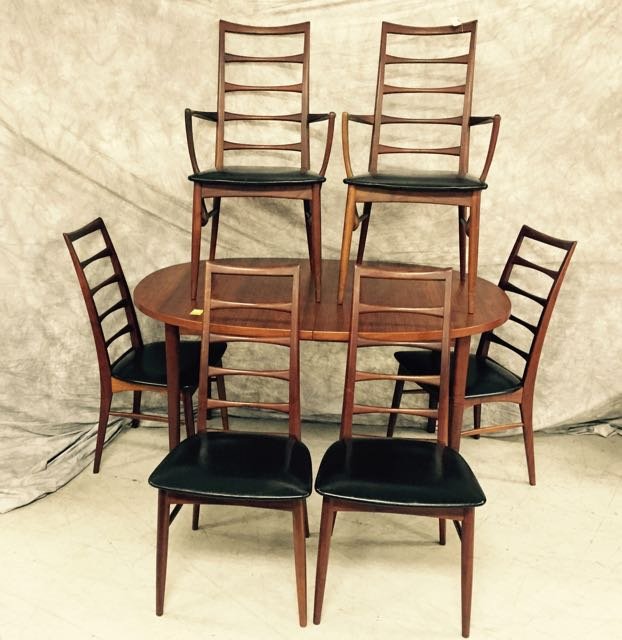 Crafted in Denmark, 7-Piece Dining Table & Chairs (1 of 6)