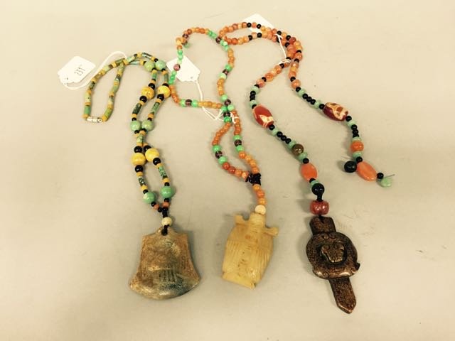 3 Carved Necklaces (1 of 2)