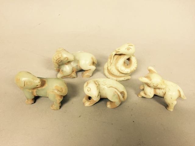 Five Jade Carvings (1 of 2)