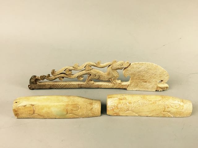 Lot of Three Jade and Nephrite Carvings (1 of 3)