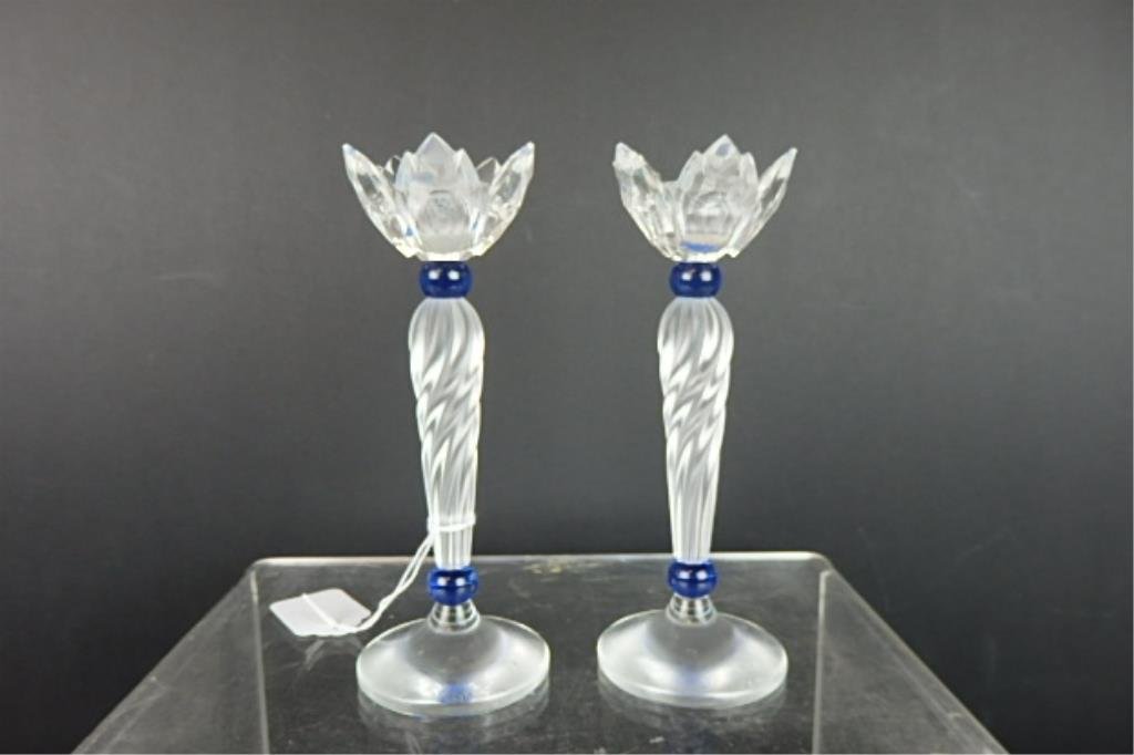 Two Swarovski Candlestands (1 of 3)