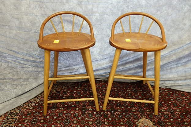 Pair of Boweback Stools (1 of 3)