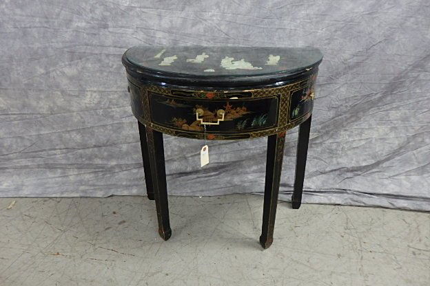 Asian Half Round Wall Table (1 of 3)
