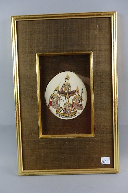 Framed Thai Painting (1 of 4)