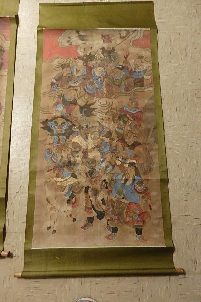 2 Asian 19th Century Scrolls (1 of 7)