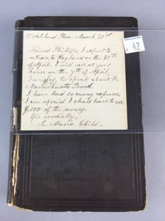 Slave Book By Ex-Slave Linda Brent: Incidents in the life of a slave girl, written by herself, edited by L. Maria Child, Boston, Published for the author 1861. Spine detaching but still intact, some staining throughout, prior owner