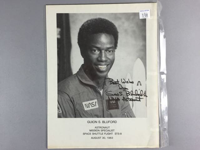 Astronaut Guion S. Bluford Autograph (1 of 3)