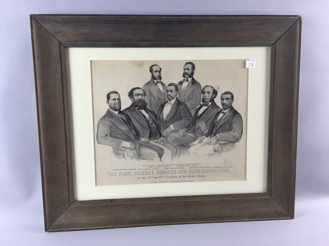 Currier & Ives Print Of Colored Congressman (1 of 2)