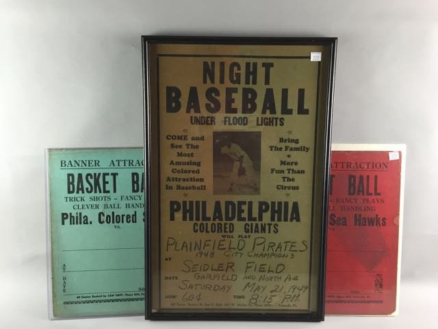 Lot of 3 Negro League Sports Posters (1 of 5)