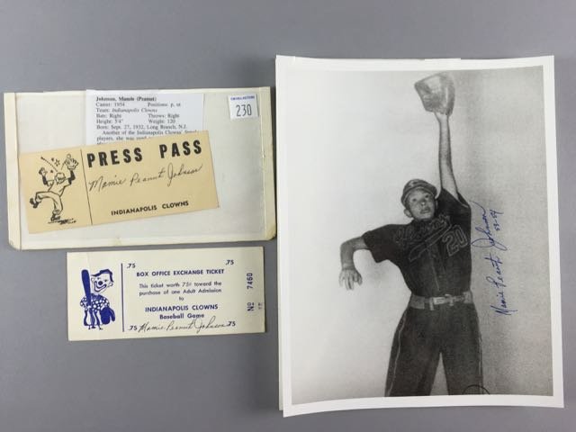 Mamie "Peanut" Johnson Autograph Group (1 of 5)