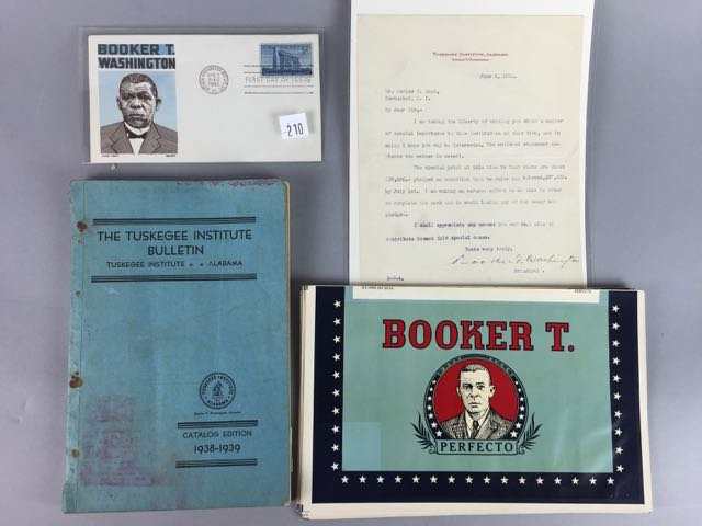 Booker T. Washington Signed Letter & Grouping (1 of 3)
