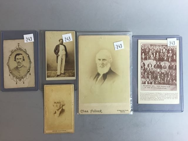 Anti-Slavery, Abolitionist & Misc Grouping, CDVs (1 of 4)