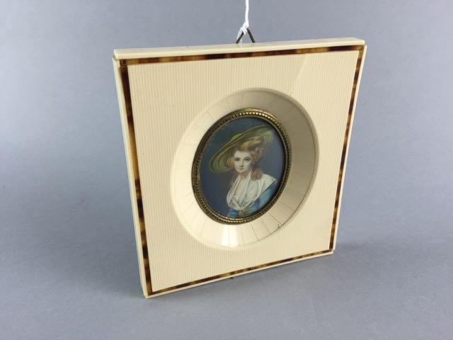 Miniature portrait on ivory (1 of 4)