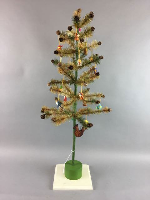 Antique German Feather Tree (1 of 2)