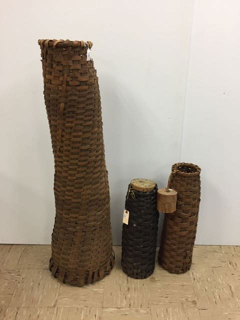 3 Vintage Fishing Traps/Baskets (1 of 4)