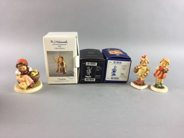 6 Hummel's: 622 Light up the night, 2148/B First Mate, 793 Forever Yours, 57/0 Chick Girl, 2103/A Puppet Princess, 479 I Brought you a Gift, with boxes