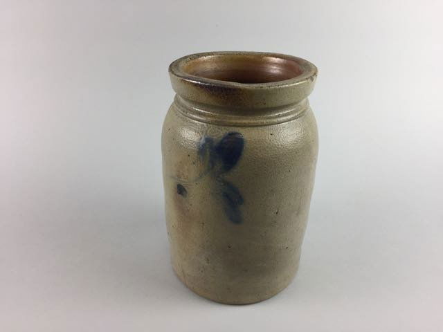 Decorated Stoneware Storage Jar (1 of 3)