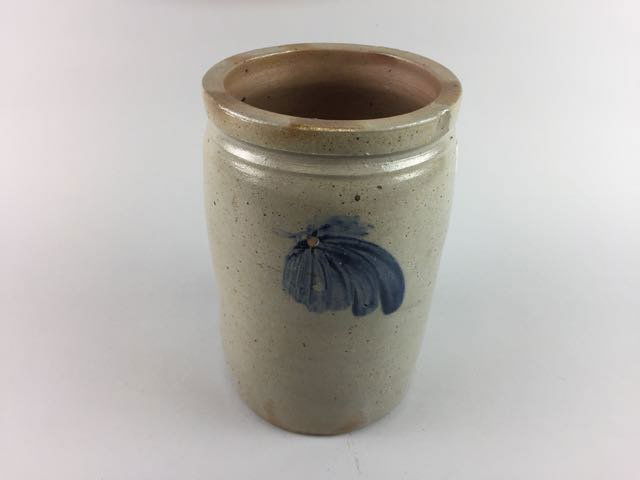 Decorated Stoneware Storage Jar (1 of 4)