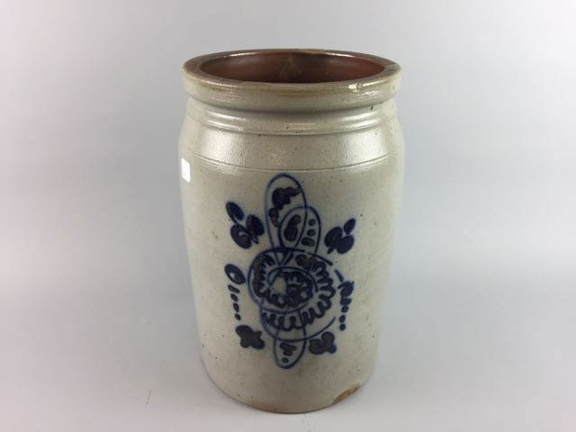 Decorated Stoneware Storage Jar (1 of 5)