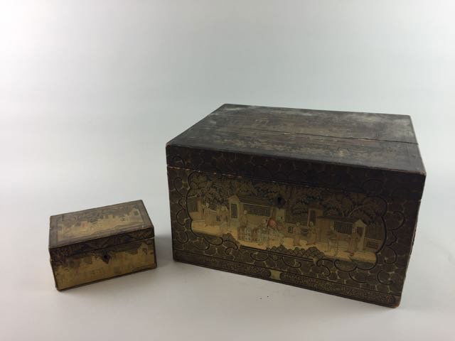 2 Asian Tea Boxes (1 of 10)