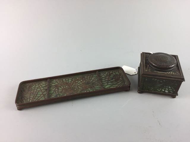 Tiffany Studios New York 2 Piece Desk Set (1 of 9)
