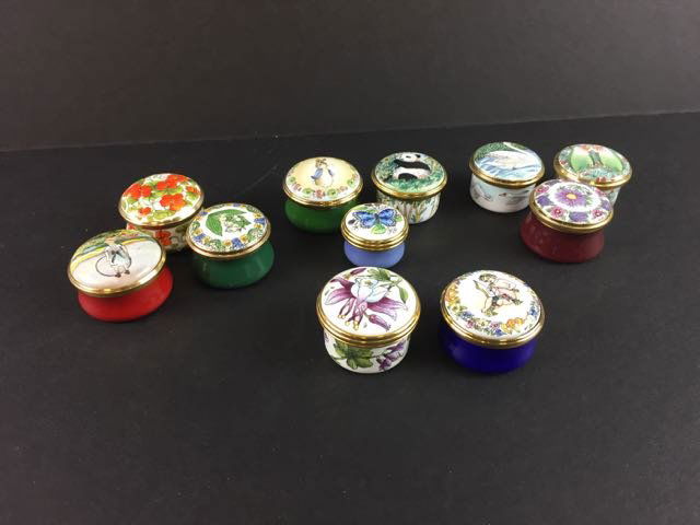 11 Enamel Pill Boxes (1 of 6)