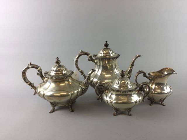 Reed and Barton Sterling Coffee/Tea Set (1 of 6)