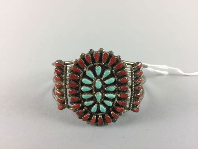 Sterling Native American Bracelet (1 of 3)