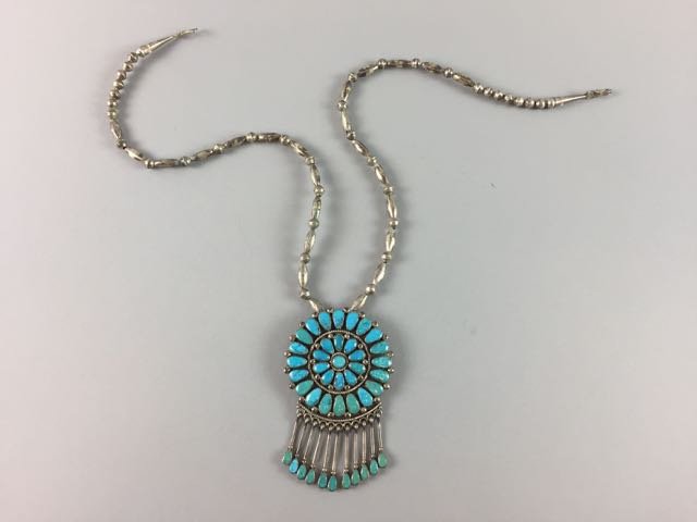 Sterling Native American Necklace (1 of 3)